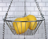 R.S.V.P. Classic Kitchen Basics Hanging 3 Tier Basket-Chrome
