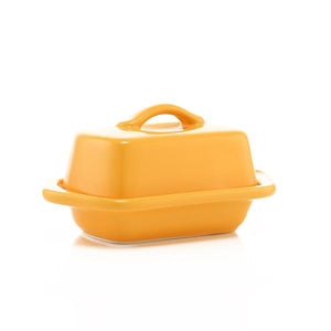 Chantal Mini Butter Dish - Marigold Yellow, 5"
