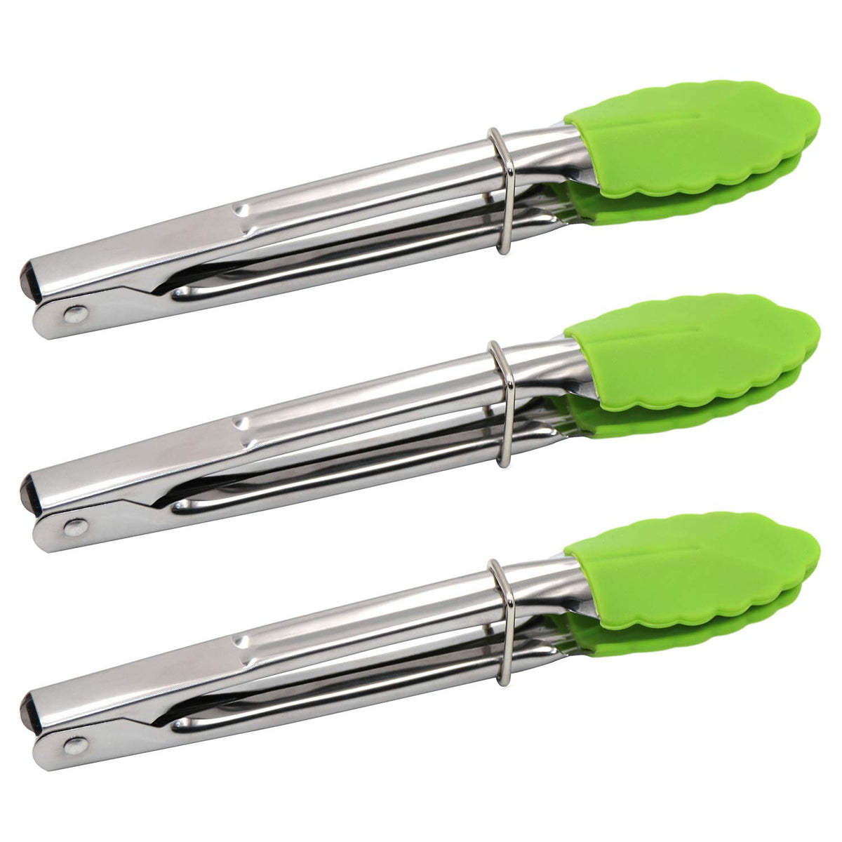 Small serving tongs - Mini Croc' - Light Green - Pylones