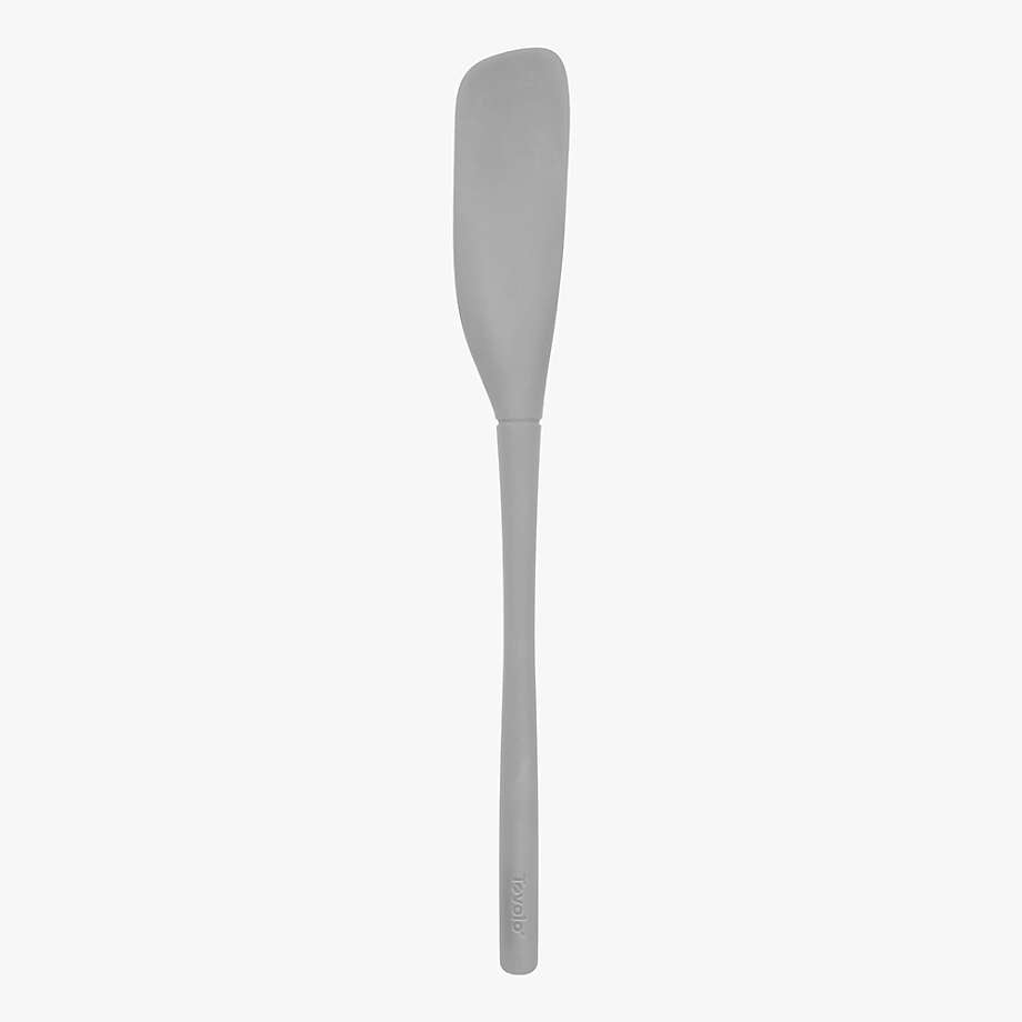 Tovolo FLEX-CORE All Silicone Spoonula, oyster gray