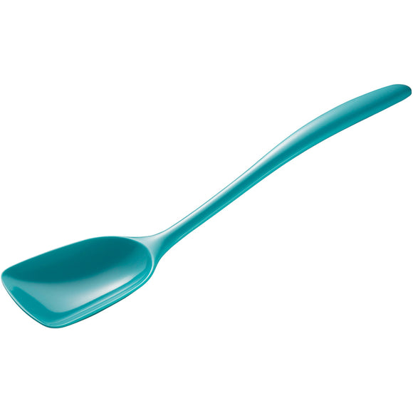 Gourmac Hutzler Melamine Wide-Angled Spoon - Turquoise 11