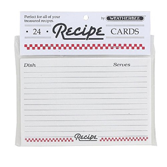 Kitchen Supply Recipe Cards