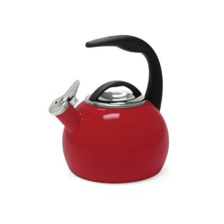 Teavana Porcelain Red Tea Kettle ~NEW no Tags~ Personal Size~Attached Metal  Lid