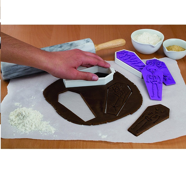 Tovolo Coffin Cookie Cutter, 6 Unique Designs Lincoln Park Emporium