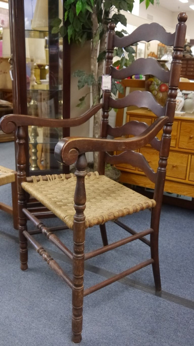 Ethan allen discount ladder back chairs