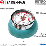 Frieling Zassenhaus Retro Collection Kitchen Timer - Teal