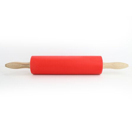Linden Sweden Smooth Wood Rolling Pin with Silicone Wrap - 10