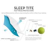 "Sleep Tite" King Smooth Mattress Protector - Malouf