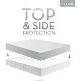 Queen Malouf Five Side Omniphase and Tencel Sleep Tite Mattress Protector