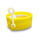 Silicone adjustable "EggXact" egg ring by fusionbrands