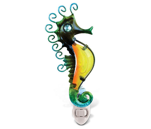 Sea Horse Glass Art - Night Light by CoTa Industries