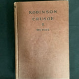 "Robinson Crusoe" by Daniel Defoe 1940 Frances Brundage Saalfield with dust jack