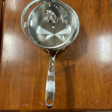 Chantal Stainless Steel Ceramic Coated Saucepan with Glass Lid - 2 Qt.