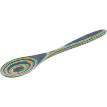 Island Bamboo Pakka Mini Spoon, Peacock, 8"