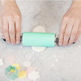 Trudeau Mini Rolling Pin-Aqua