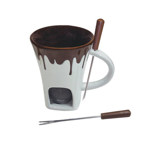 Swissmar "Nostalgia" Fondue Mug, 4 Piece Set, Ceramic