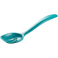 Gourmac Hutzler Melamine Mini Slotted Spoon - Turquoise
