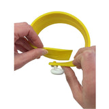 Silicone adjustable "EggXact" egg ring by fusionbrands