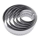 R&M International Double Sided / Fluted & Round Biscuit Cutters, 6 pc.