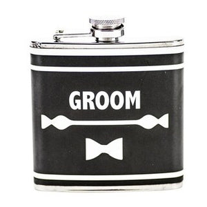 Boston Warehouse Flask- Wedding Groom