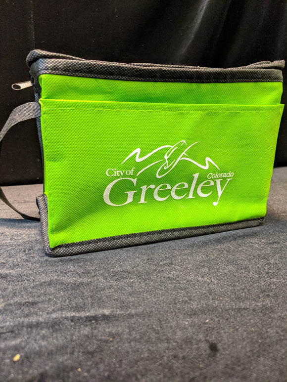 City of Greeley Lunch Bag, Light Green