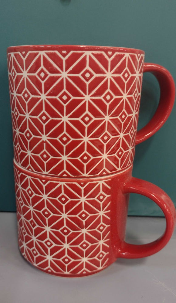Now Design Mug Red Tile Stackables
