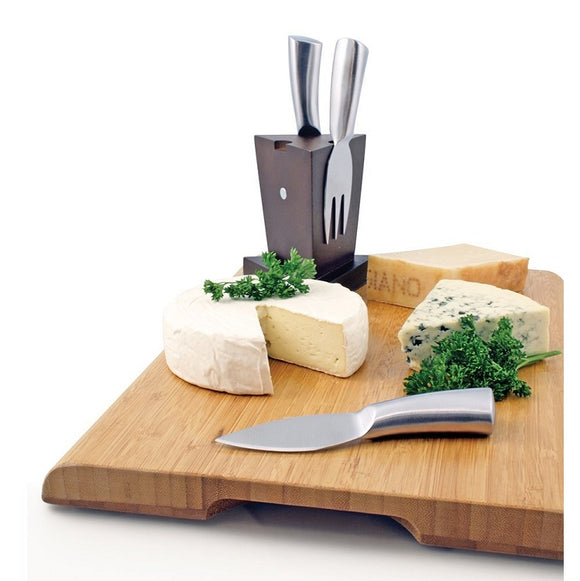 Swissmar 3 Piece Mini Cheese Knife Block Set