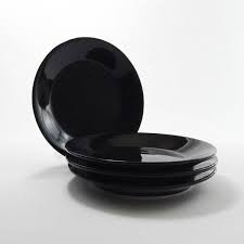 Le Souk Ceramique Side Plate - Solid Black