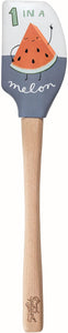 Tovolo Spectrum "Spatulart" "1 in a melon" Silicone Wood Handled, 13"