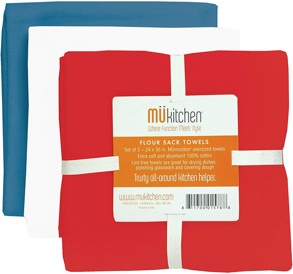 MUkitchen Patriot Towel Set of 3