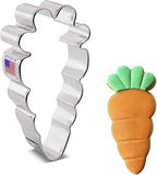 Ann Clark Stainless Steel Cookie Cutter - Carrot (large)