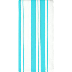 MUKitchen Cotton Striped Dish Towel - "Aquamarine"