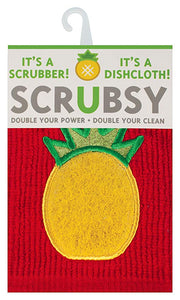 MUkitchen Scrubsy Dish Cloth-Pineapple