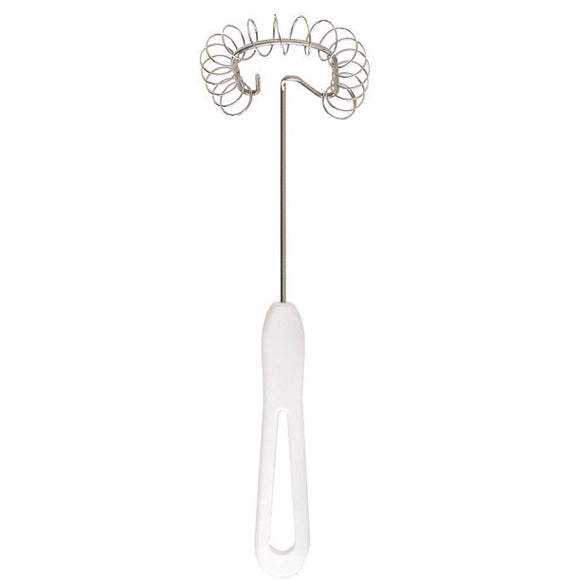 Linden Sweden Flat Whisk with Plastic Handle - White