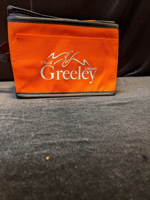City of Greeley Lunch Bag, Orange
