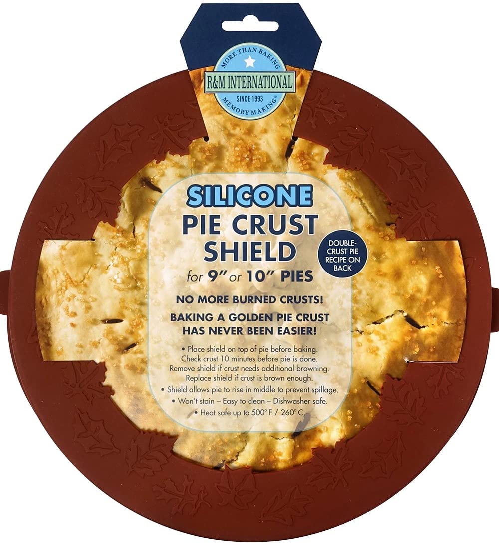Pie Crust Rings R&M International Silicone Pie Crust Shield – Lincoln Park Emporium