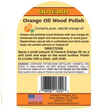 Howard Orange Oil Furniture Polish-16oz