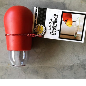Lemon Poppy Egg Separator-Red