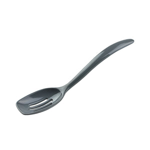 Gourmac Hutzler Melamine Mini Slotted Spoon - Grey 7.5"