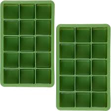 Tovolo Perfect Cube Ice Tray, Set of 2 - Pesto Green