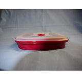 Collapse-It Square, 4 Cup Storage Container-Magenta Base