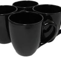 Le Souk Ceramique Tea/Coffee Mug - Solid Black