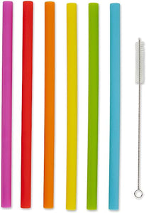 RSVP Endurance Silicone straw, various colors, 10"