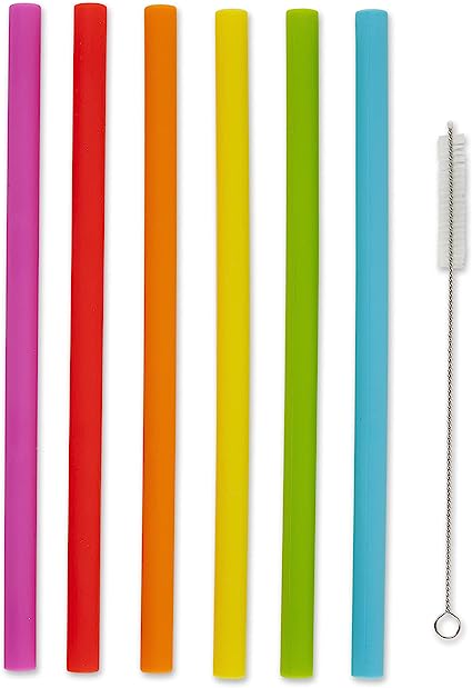 RSVP Endurance Silicone straw, various colors, 10