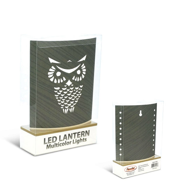 Puzzled Night Light - Owl Lantern