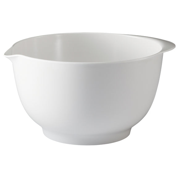 Gourmac Hutzler Melamine Mixing Bowl - White, 2 L