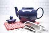 RSVP Stoneware Tea Pot-Blue