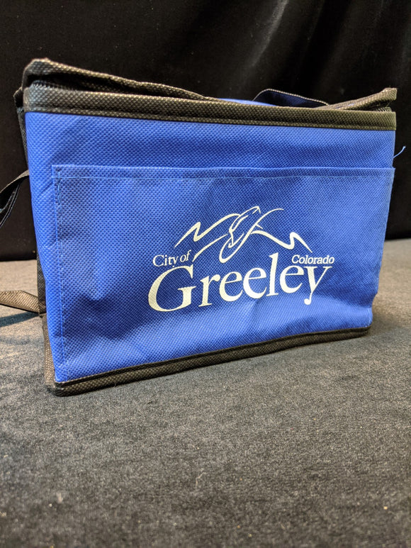 City of Greeley Lunch Bag, Blue