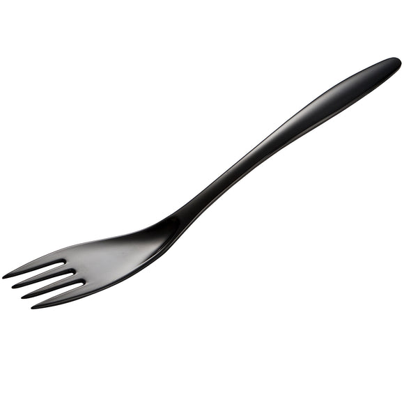 Gourmac Hutzler Melamine Mini Fork - Black, 12 1/2
