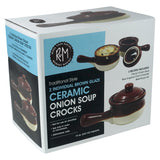 R&M Ceramic Onion Soup Crocks